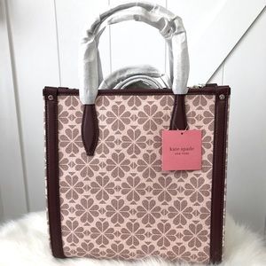 Kate Spade Flower Coated Canvas North South Medium Tote